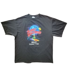 Vintage Planet Hollywood Maui Hawaii T Shirt Usa Made Graphic Tee